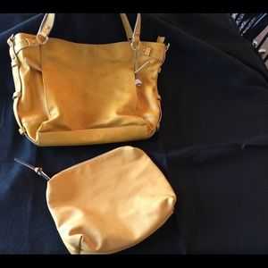 Big Buddha Rich Mustard Yellow Purse & Bag